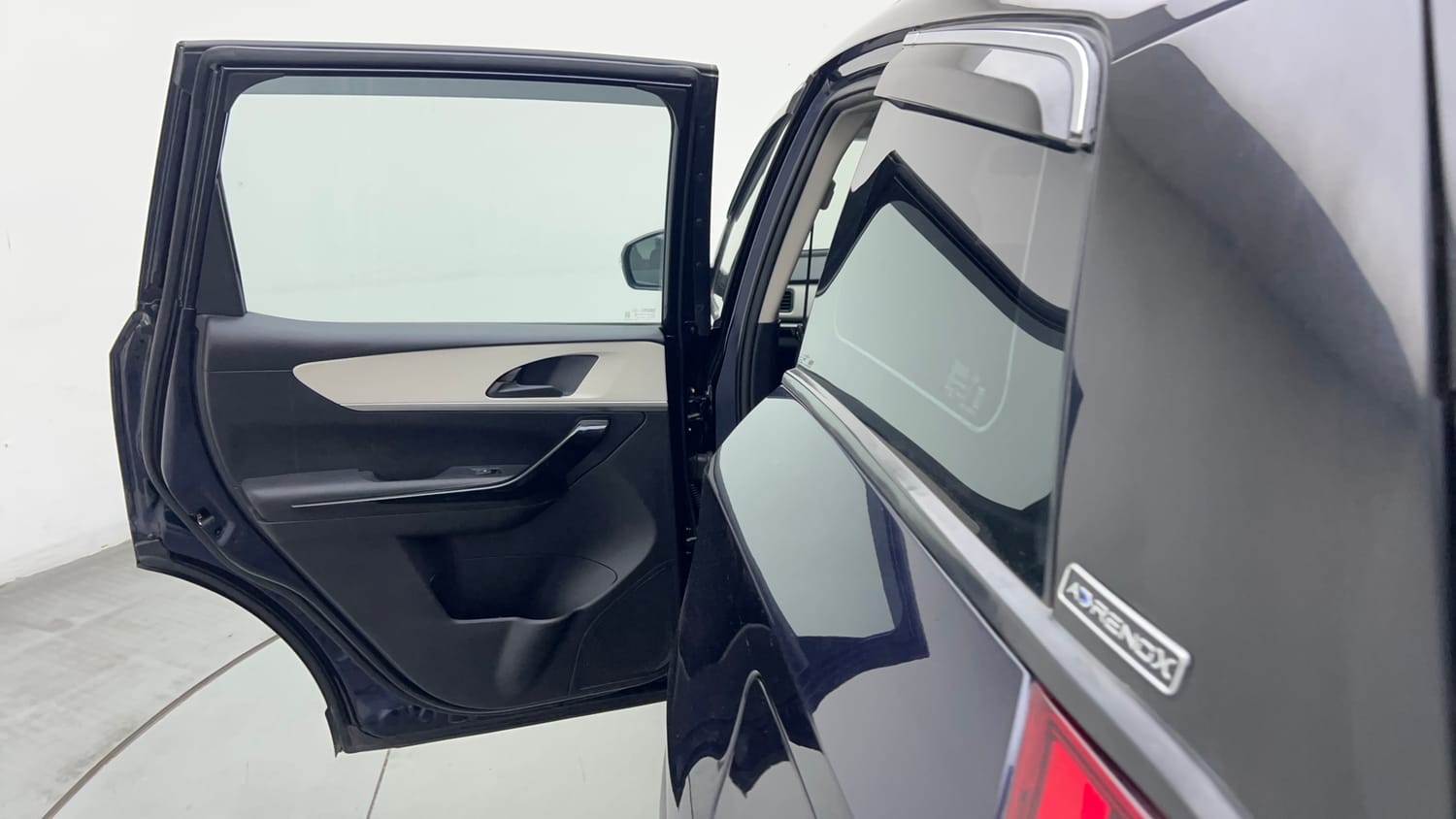 Used 2024 Mahindra XUV700 AX 5 Petrol MT 5 STR Petrol Manual interior LEFT REAR DOOR OPEN VIEW