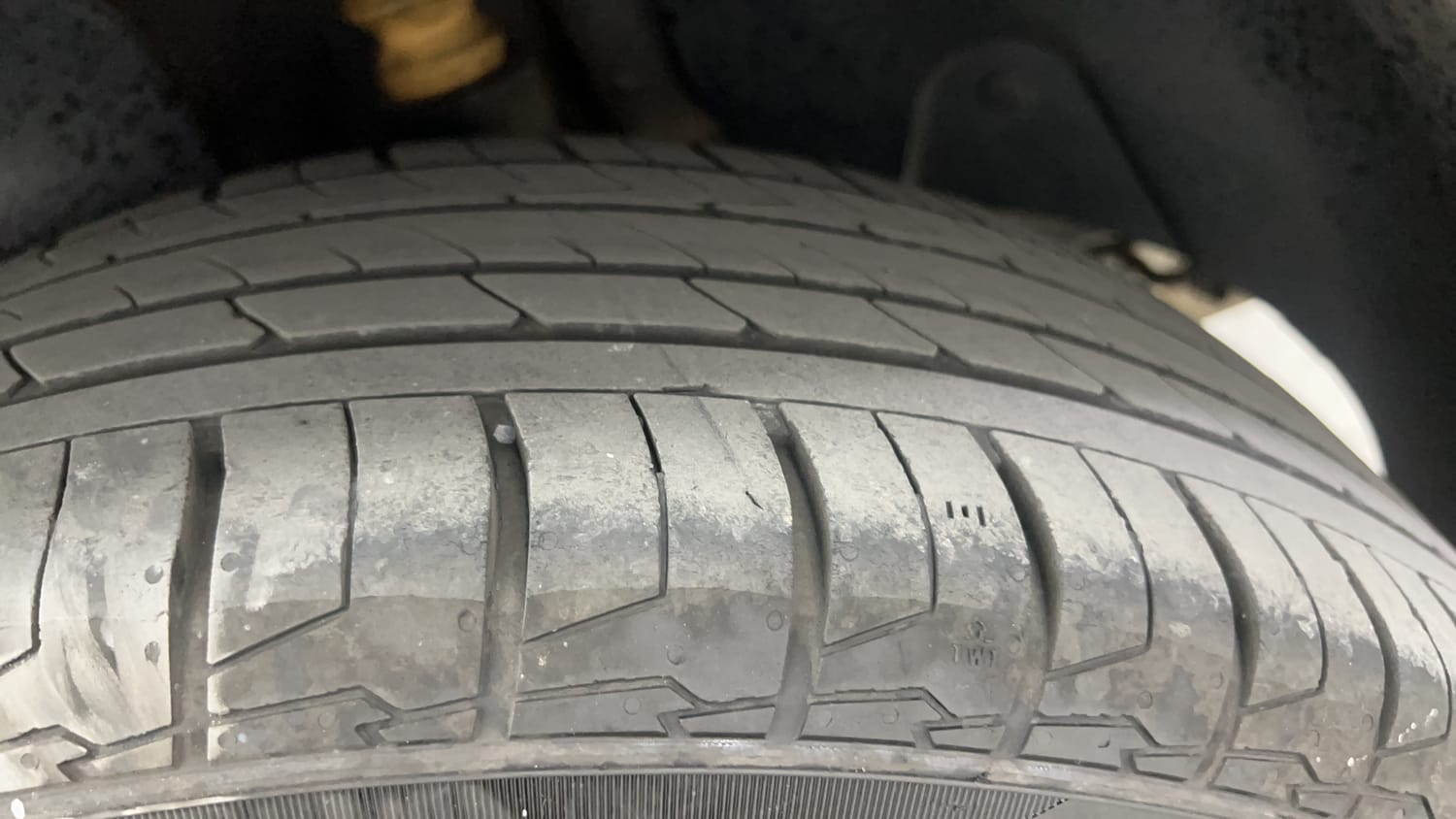 Used 2022 Hyundai Creta SX (O) 1.4 Turbo 7 DCT Petrol Automatic tyres LEFT REAR TYRE TREAD VIEW