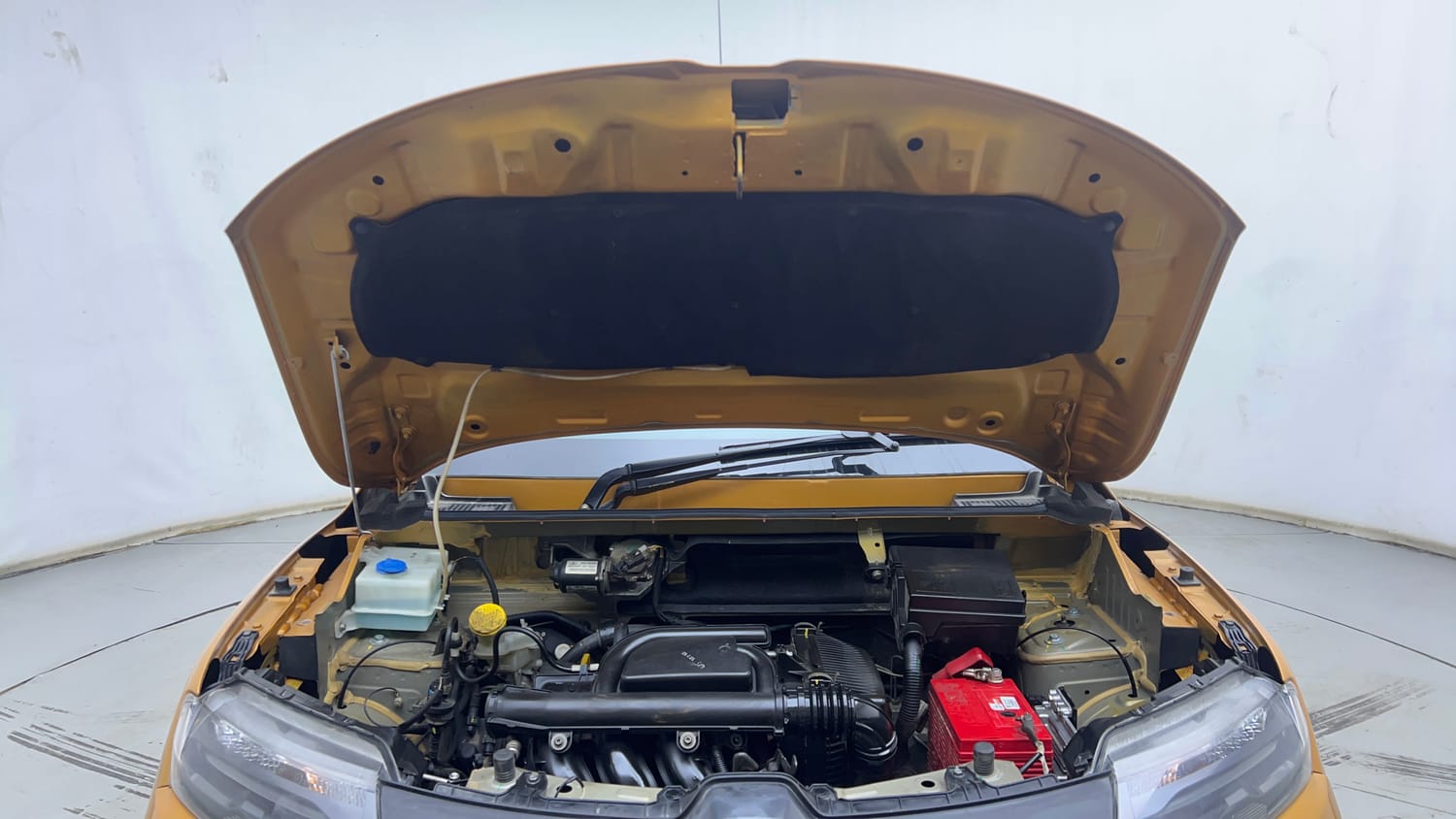 Used 2023 Renault Kwid CLIMBER AMT Petrol Automatic engine ENGINE & BONNET OPEN FRONT VIEW