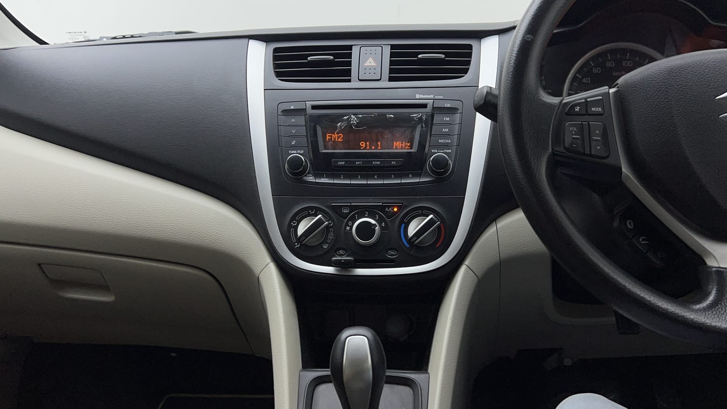 Used 2018 Maruti Suzuki Celerio ZXi (O) AMT Petrol Automatic interior MUSIC SYSTEM & AC CONTROL VIEW