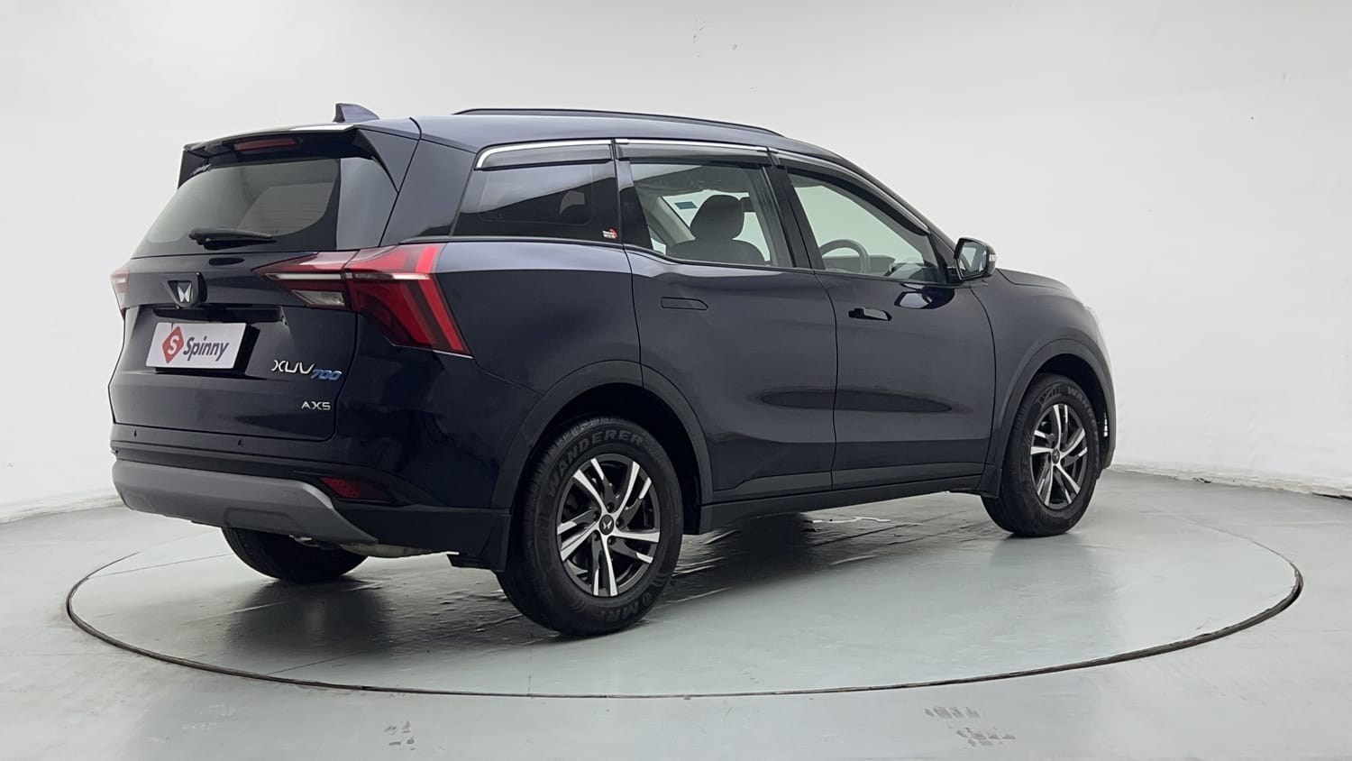Used 2024 Mahindra XUV700 AX 5 Petrol MT 5 STR Petrol Manual exterior RIGHT REAR CORNER VIEW