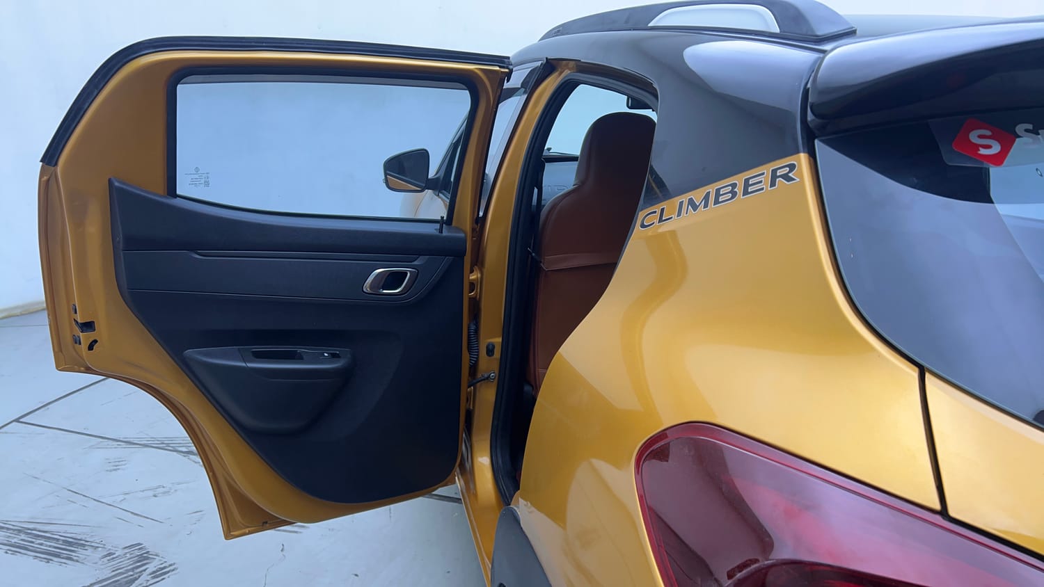 Used 2023 Renault Kwid CLIMBER AMT Petrol Automatic interior LEFT REAR DOOR OPEN VIEW