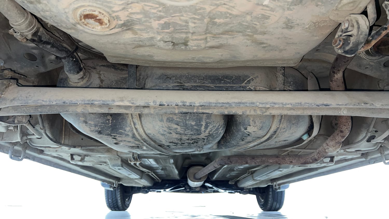Used 2018 Maruti Suzuki Celerio ZXi (O) AMT Petrol Automatic extra REAR UNDERBODY VIEW (TAKEN FROM REAR)