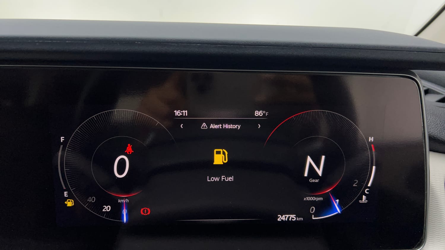 Used 2024 Mahindra XUV700 AX 5 Petrol MT 5 STR Petrol Manual interior CLUSTERMETER VIEW