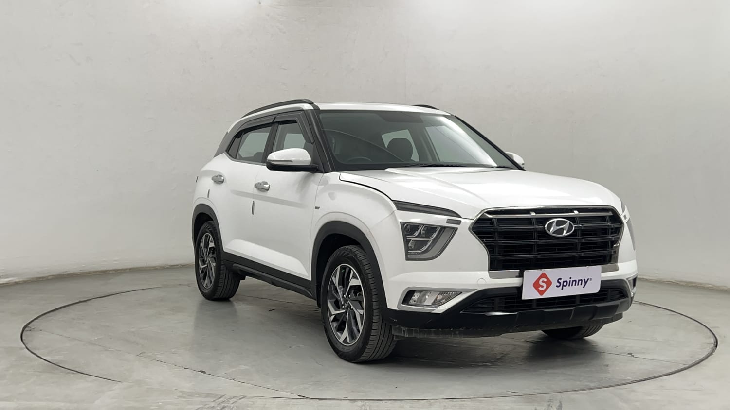 Used 2022 Hyundai Creta SX (O) 1.4 Turbo 7 DCT Petrol Automatic exterior RIGHT FRONT CORNER VIEW