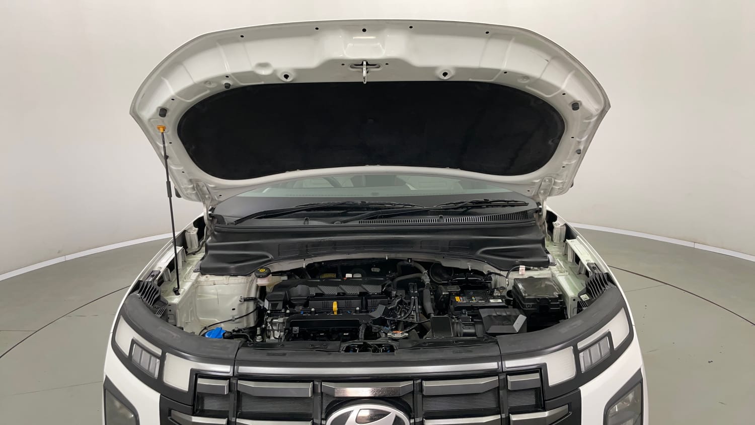 Used 2024 Hyundai Creta 1.5 MPi Petrol IVT SX(O) Petrol Automatic engine ENGINE & BONNET OPEN FRONT VIEW