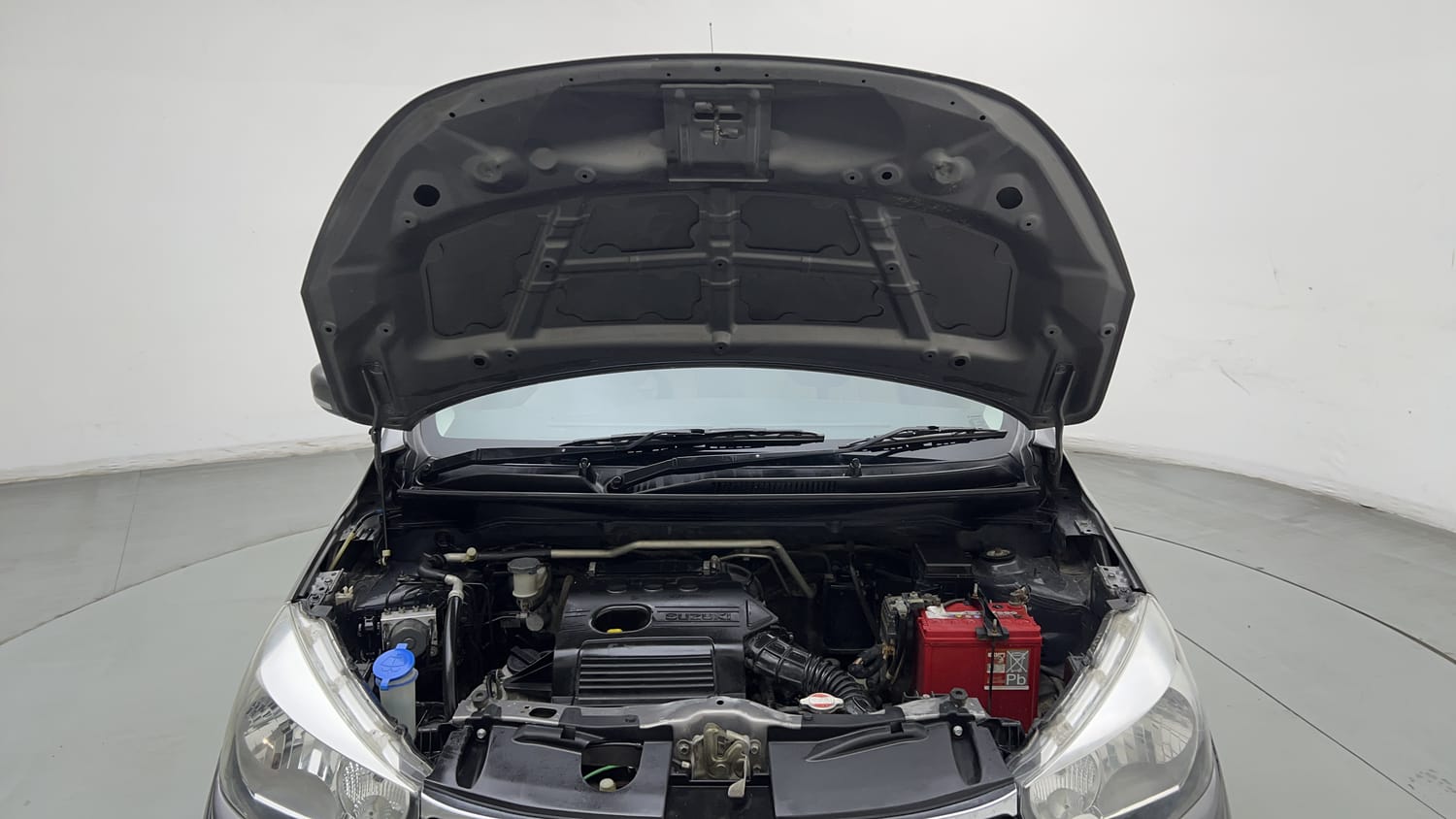 Used 2018 Maruti Suzuki Celerio ZXi (O) AMT Petrol Automatic engine ENGINE & BONNET OPEN FRONT VIEW