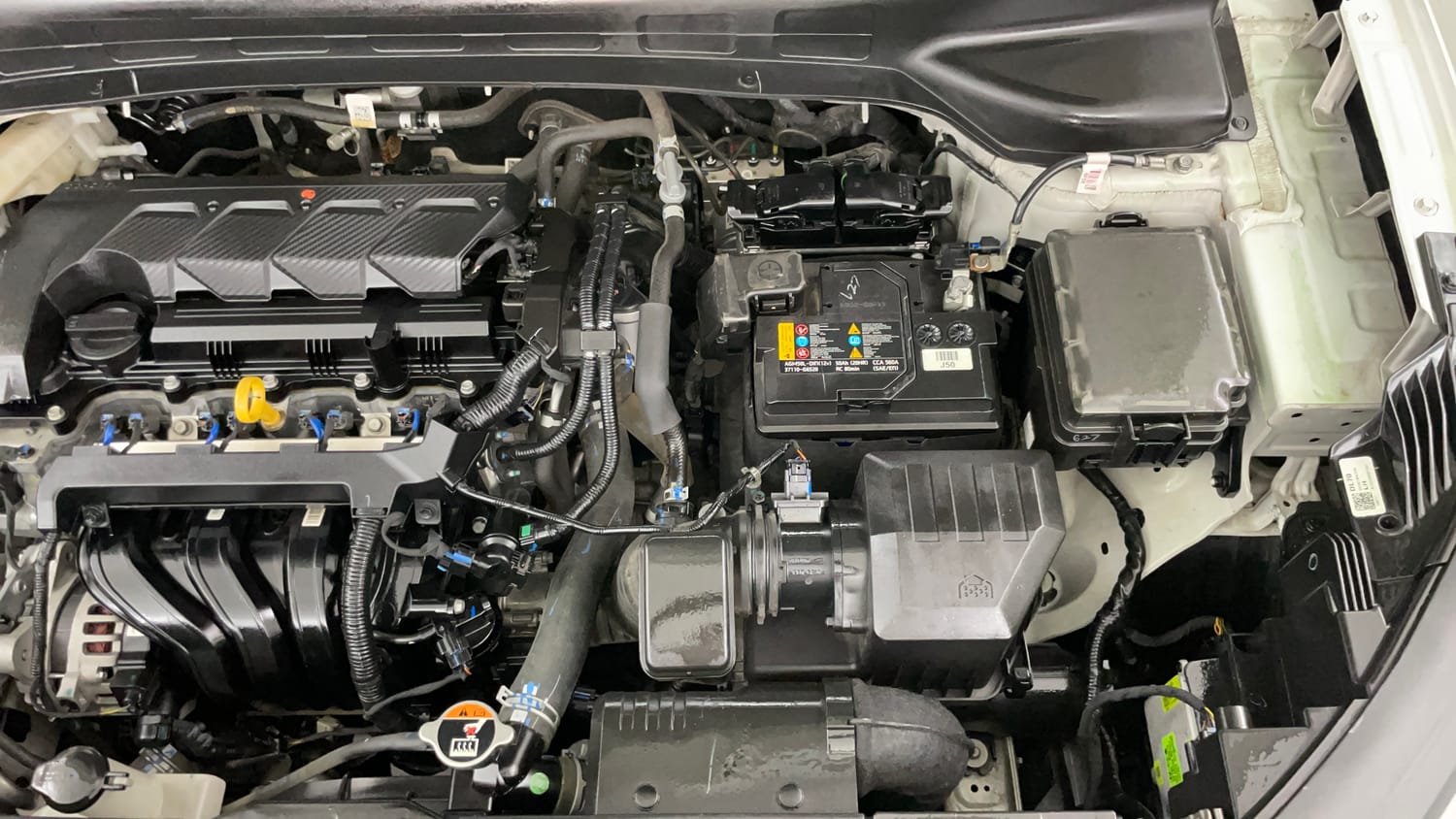Used 2024 Hyundai Creta 1.5 MPi Petrol IVT SX(O) Petrol Automatic engine ENGINE LEFT SIDE VIEW