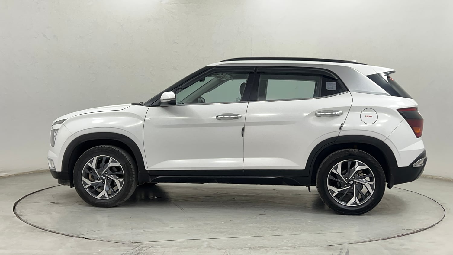 Used 2022 Hyundai Creta SX (O) 1.4 Turbo 7 DCT Petrol Automatic exterior LEFT SIDE VIEW