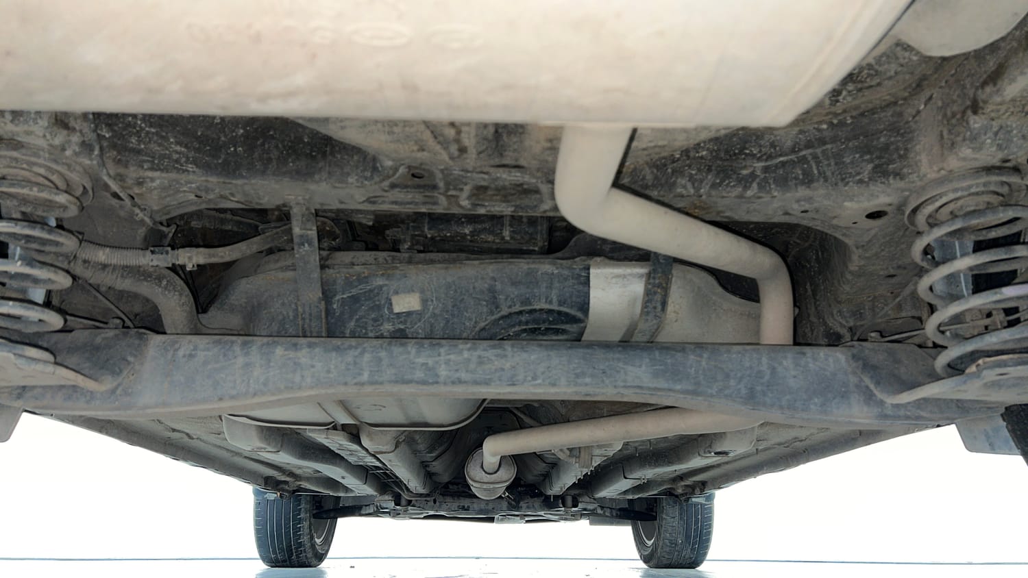 Used 2023 Hyundai Creta SX 1.5 Petrol Petrol Manual extra REAR UNDERBODY VIEW (TAKEN FROM REAR)