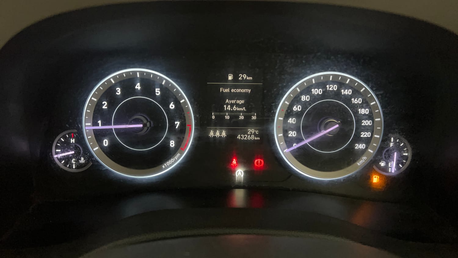 Used 2023 Hyundai Creta SX 1.5 Petrol Petrol Manual interior CLUSTERMETER VIEW