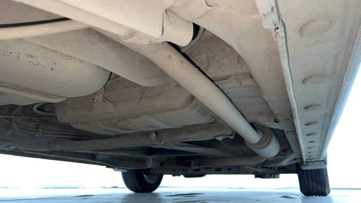 Used 2023 Honda City V Petrol MT Petrol Manual extra REAR RIGHT UNDERBODY VIEW