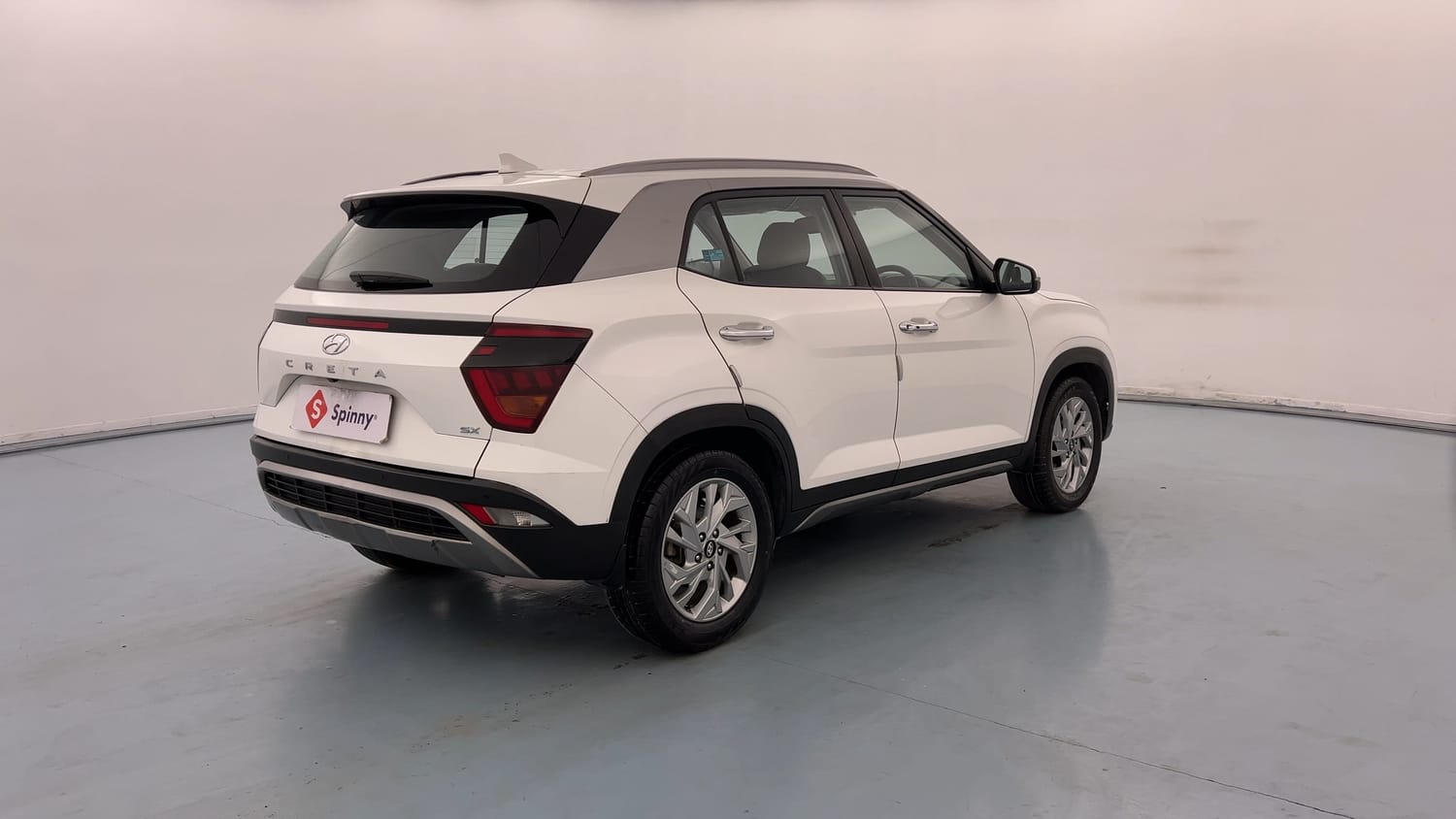 Used 2023 Hyundai Creta SX 1.5 Petrol Petrol Manual exterior RIGHT REAR CORNER VIEW