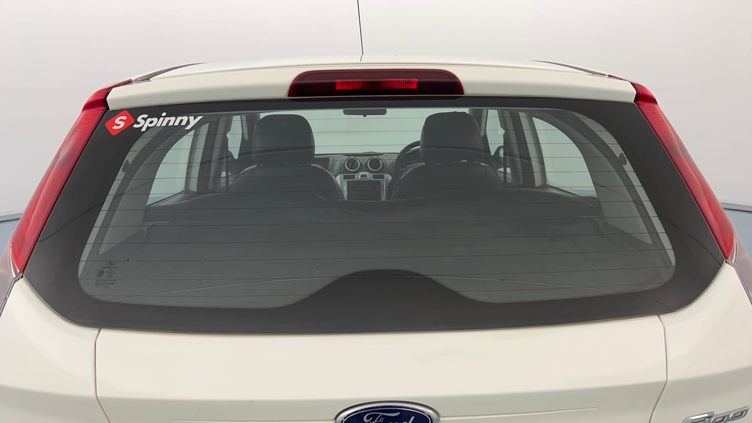 Used 2015 Ford Figo Duratec Petrol ZXI 1.2 Petrol Manual exterior BACK WINDSHIELD VIEW