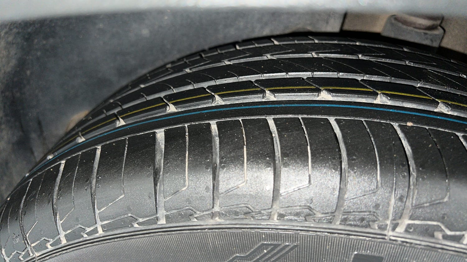 Used 2023 Hyundai Creta SX 1.5 Petrol Petrol Manual tyres LEFT REAR TYRE TREAD VIEW