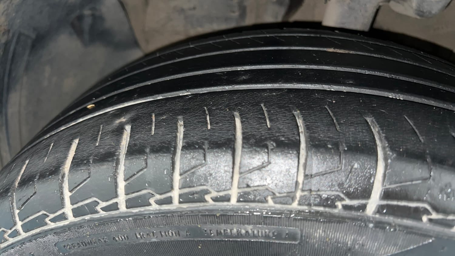 Used 2023 Hyundai Creta SX 1.5 Petrol Petrol Manual tyres LEFT FRONT TYRE TREAD VIEW