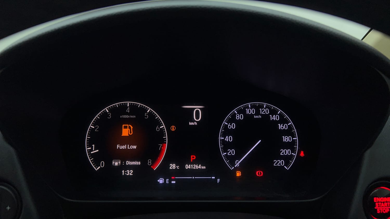 Used 2022 Honda City ZX CVT Petrol Petrol Automatic interior CLUSTERMETER VIEW