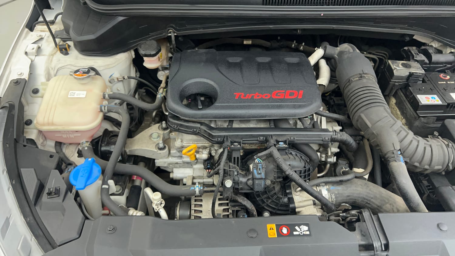 Used 2023 Hyundai i20 N Line N8 1.0 Turbo DCT Petrol Automatic engine ENGINE RIGHT SIDE VIEW