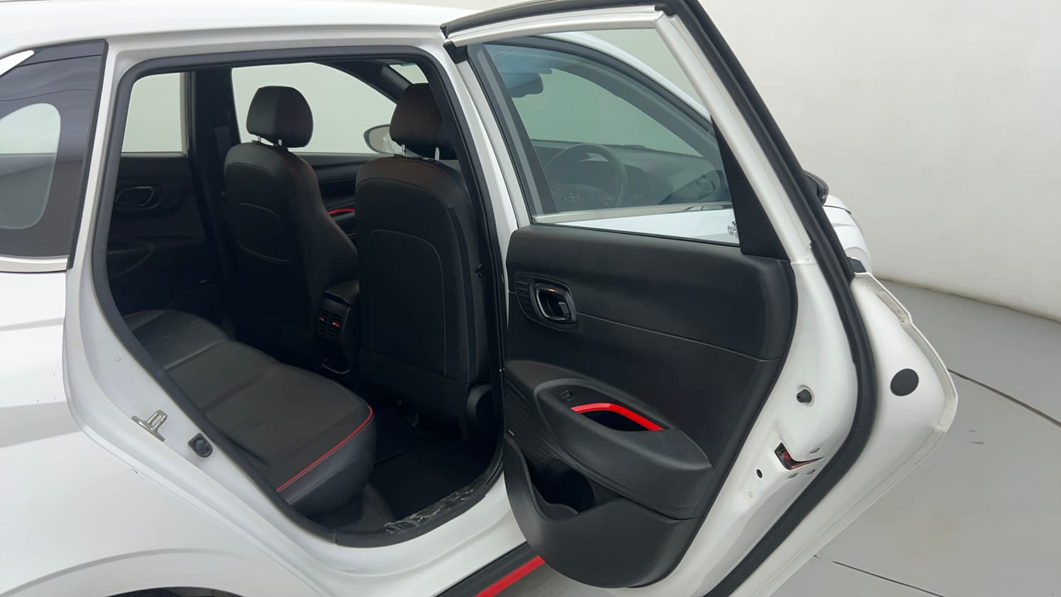 Used 2023 Hyundai i20 N Line N8 1.0 Turbo DCT Petrol Automatic interior RIGHT SIDE REAR DOOR CABIN VIEW