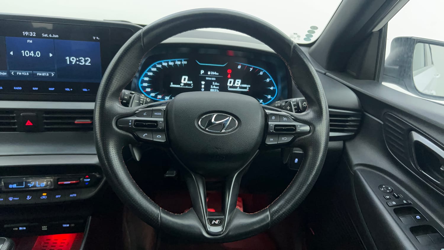 Used 2023 Hyundai i20 N Line N8 1.0 Turbo DCT Petrol Automatic interior STEERING VIEW