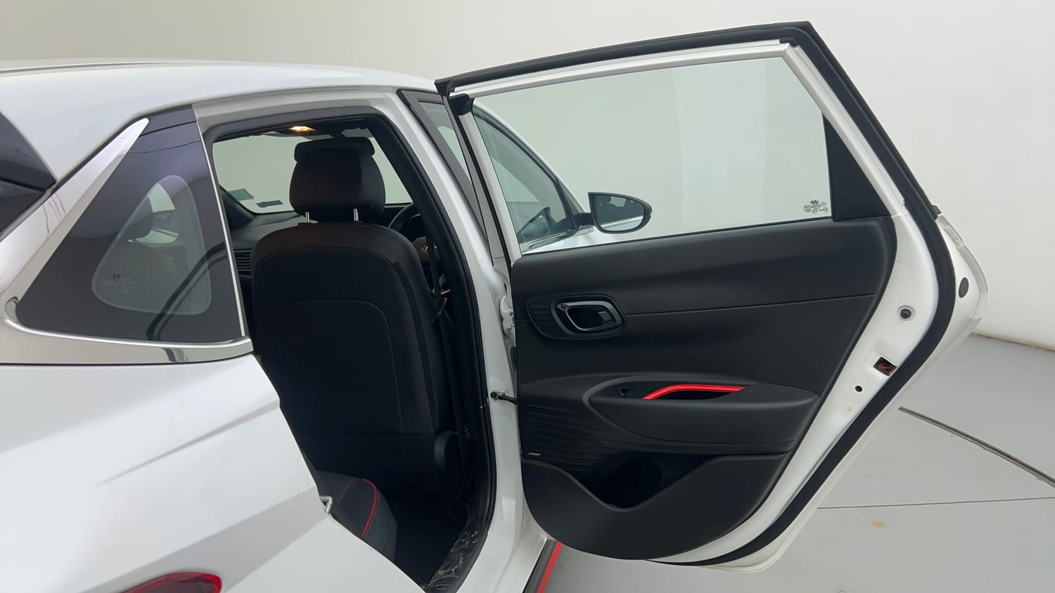 Used 2023 Hyundai i20 N Line N8 1.0 Turbo DCT Petrol Automatic interior RIGHT REAR DOOR OPEN VIEW