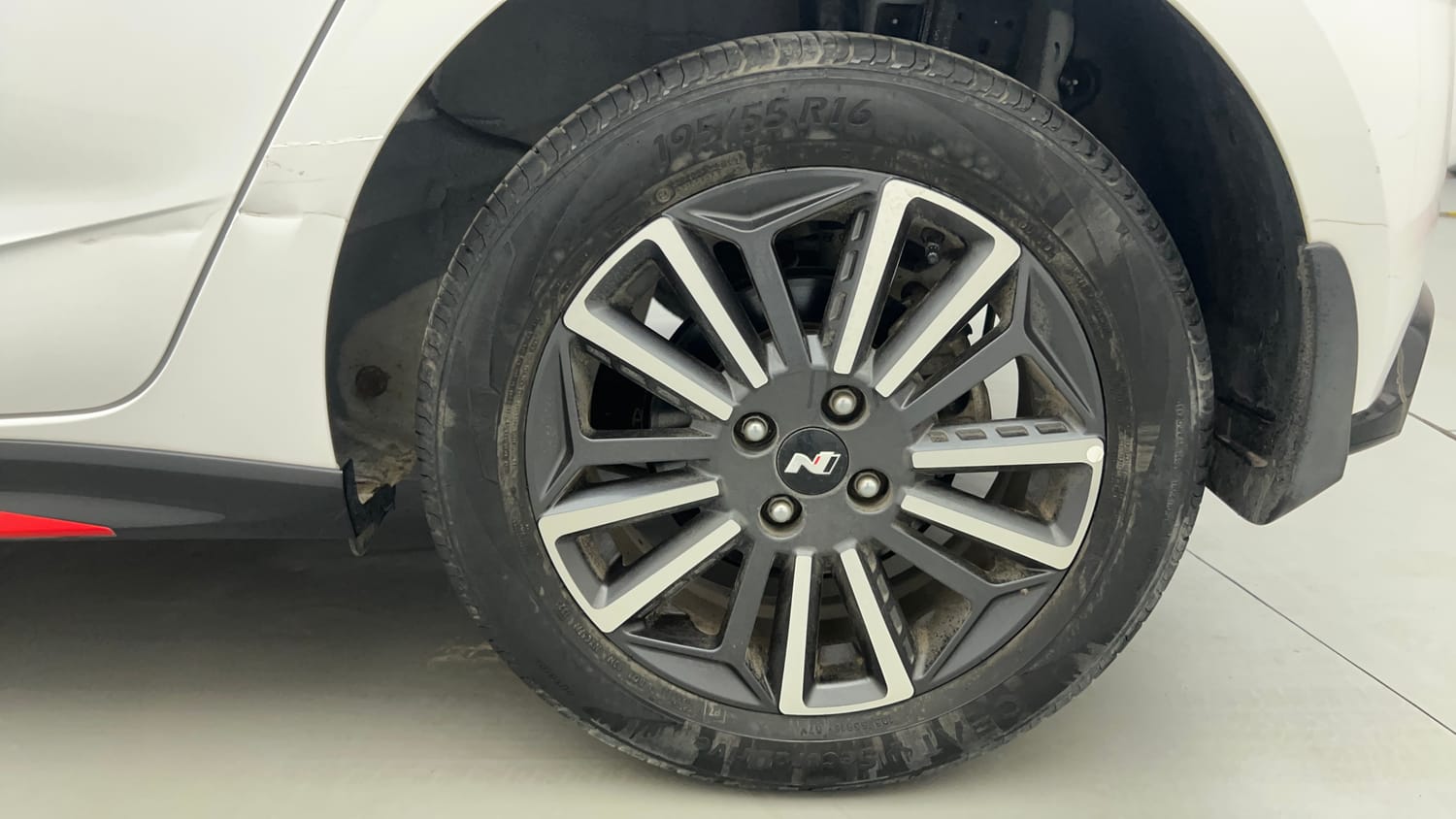 Used 2023 Hyundai i20 N Line N8 1.0 Turbo DCT Petrol Automatic tyres LEFT REAR TYRE RIM VIEW