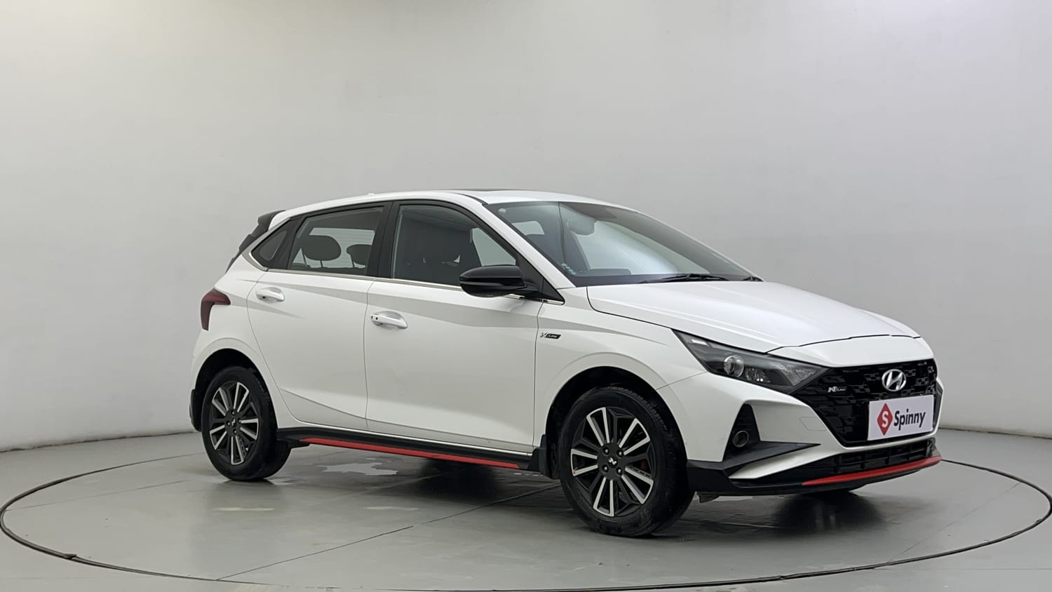 Used 2023 Hyundai i20 N Line N8 1.0 Turbo DCT Petrol Automatic exterior RIGHT FRONT CORNER VIEW