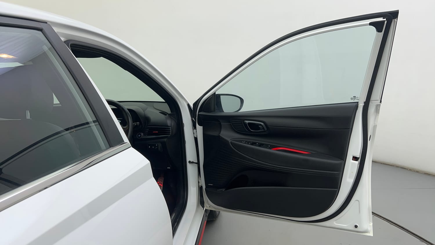 Used 2023 Hyundai i20 N Line N8 1.0 Turbo DCT Petrol Automatic interior RIGHT FRONT DOOR OPEN VIEW