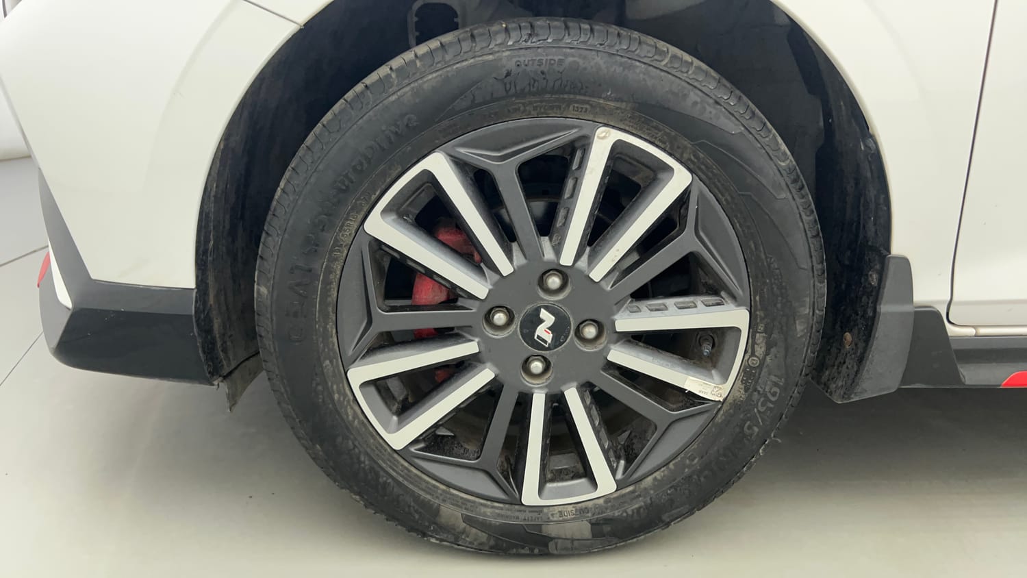 Used 2023 Hyundai i20 N Line N8 1.0 Turbo DCT Petrol Automatic tyres LEFT FRONT TYRE RIM VIEW
