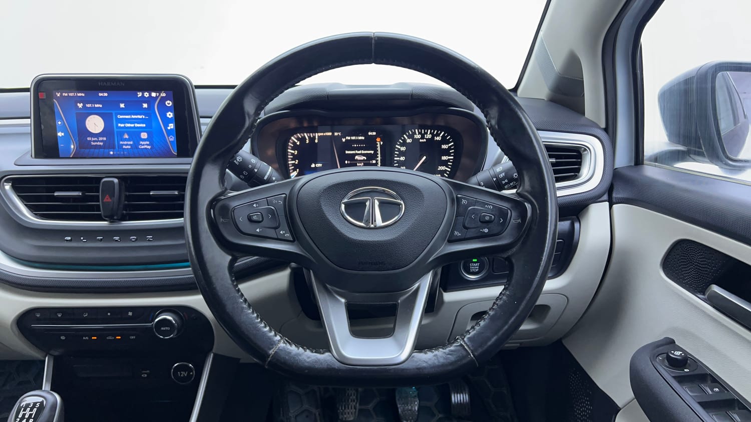 Used 2022 Tata Altroz XZ Plus Diesel Diesel Manual interior STEERING VIEW