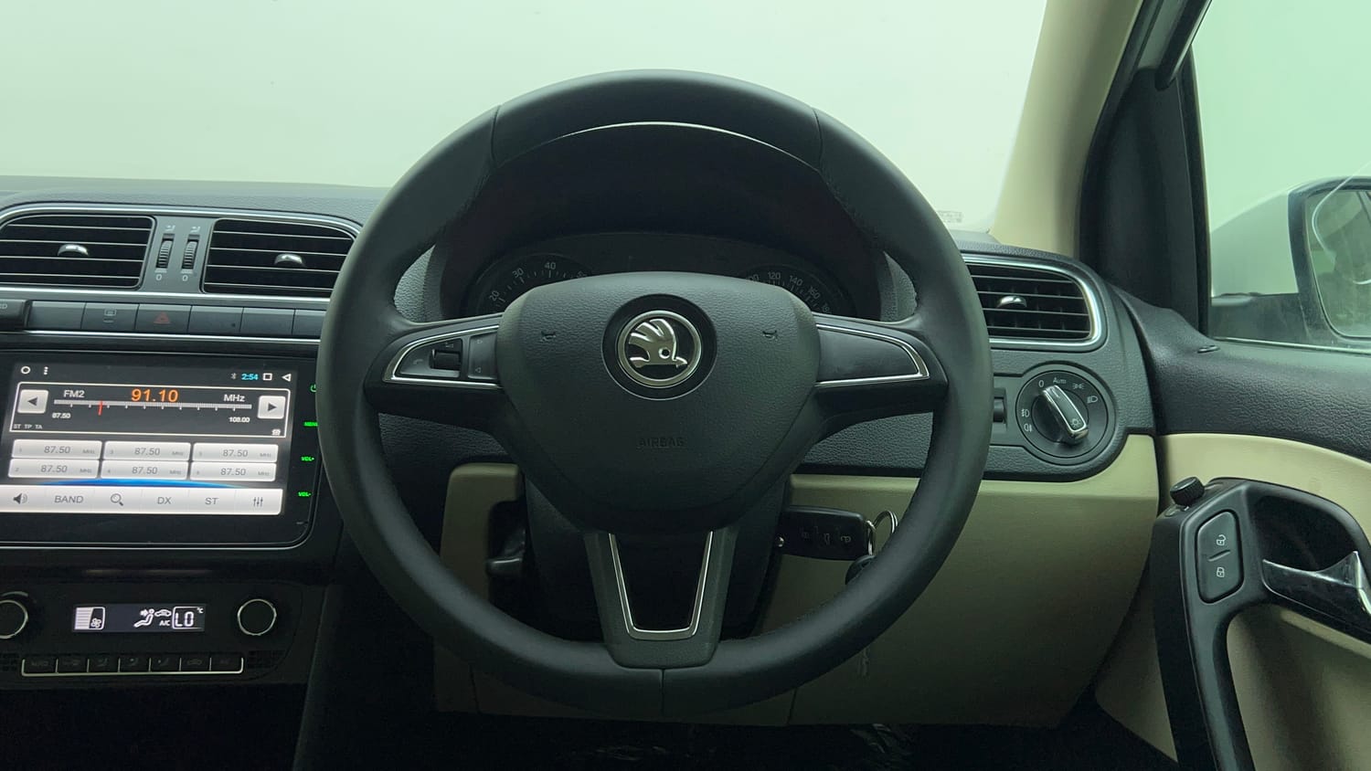 Used 2021 Skoda Rapid Style Petrol Manual interior STEERING VIEW