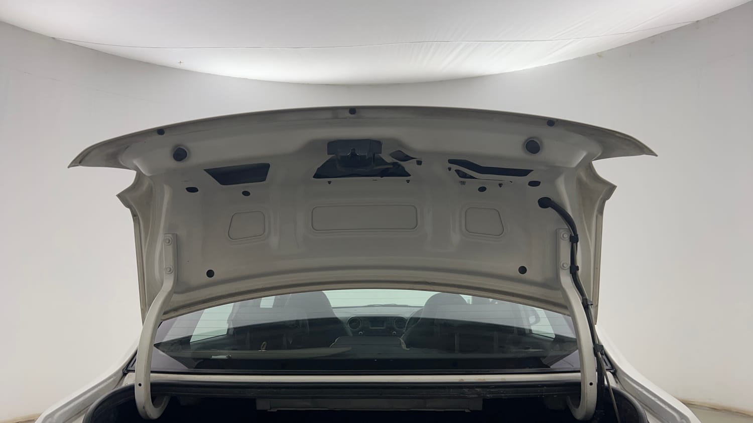 Used 2014 Hyundai Xcent S 1.2 Petrol Manual interior DICKY DOOR OPEN VIEW