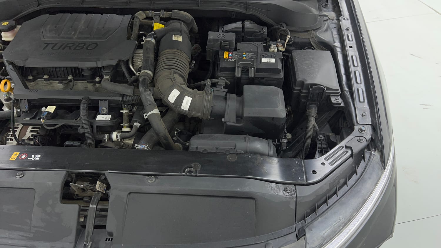 Used 2023 Hyundai Verna SX 1.5 Turbo Petrol DCT Petrol Automatic engine ENGINE LEFT SIDE VIEW