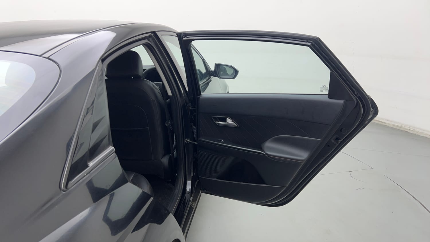 Used 2023 Hyundai Verna SX 1.5 Turbo Petrol DCT Petrol Automatic interior RIGHT REAR DOOR OPEN VIEW