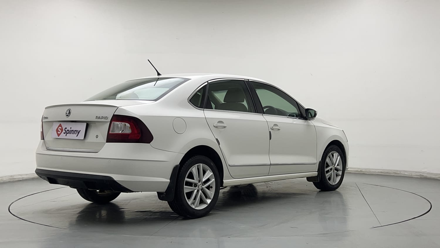 Used 2021 Skoda Rapid Style Petrol Manual exterior RIGHT REAR CORNER VIEW