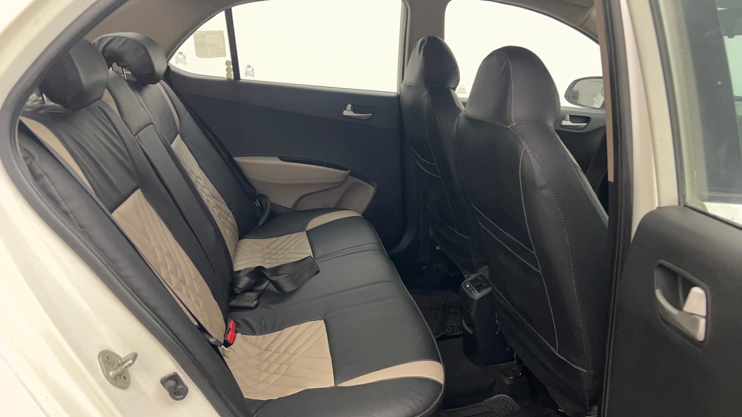 Used 2014 Hyundai Xcent S 1.2 Petrol Manual interior RIGHT SIDE REAR DOOR CABIN VIEW