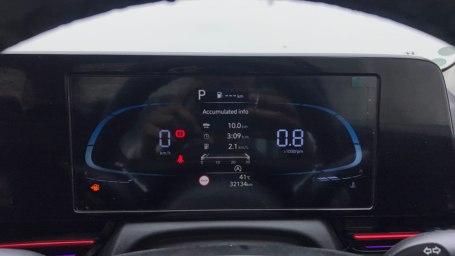 Used 2023 Hyundai Verna SX 1.5 Turbo Petrol DCT Petrol Automatic interior CLUSTERMETER VIEW