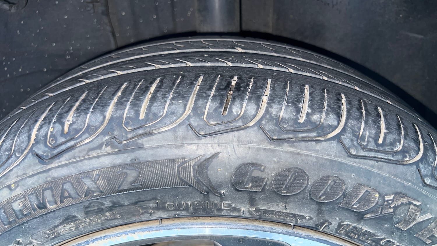 Used 2022 Tata Altroz XZ Plus Diesel Diesel Manual tyres LEFT REAR TYRE TREAD VIEW
