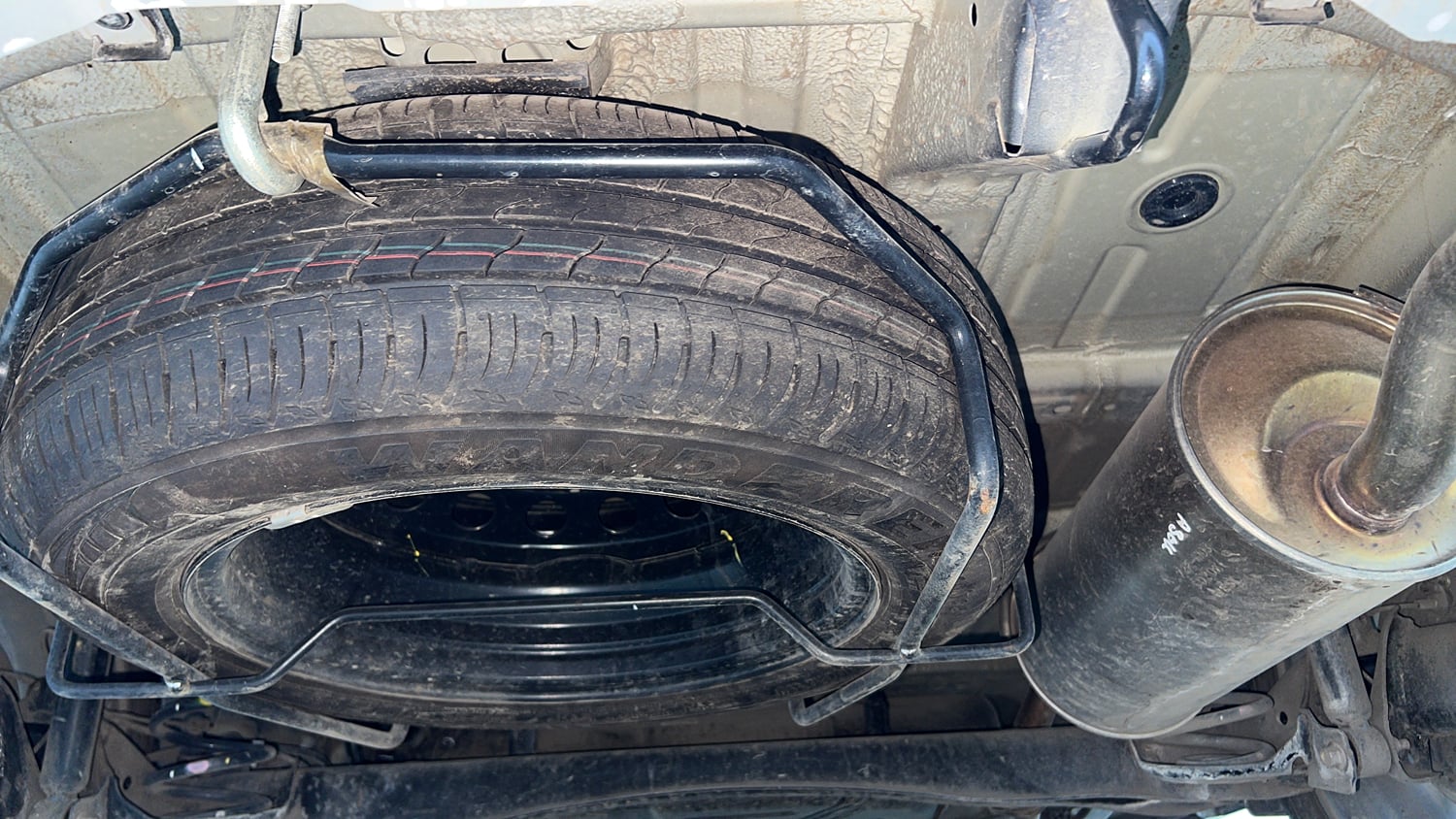 Used 2024 Maruti Suzuki XL6 Alpha MT Petrol Petrol Manual tyres SPARE TYRE VIEW