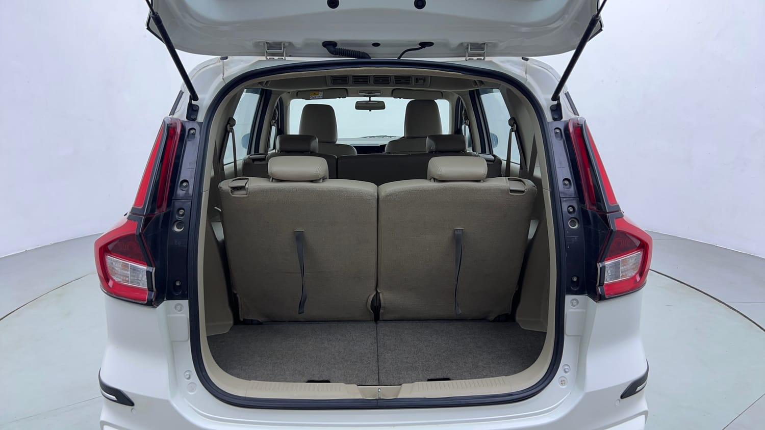 Used 2024 Maruti Suzuki Ertiga ZXi Plus AT Petrol Automatic interior DICKY INSIDE VIEW
