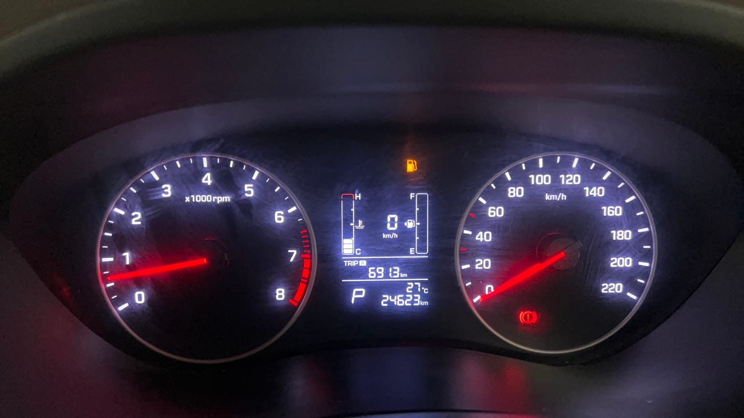 Used 2018 Hyundai Elite i20 Asta 1.2 AT Petrol Automatic interior CLUSTERMETER VIEW