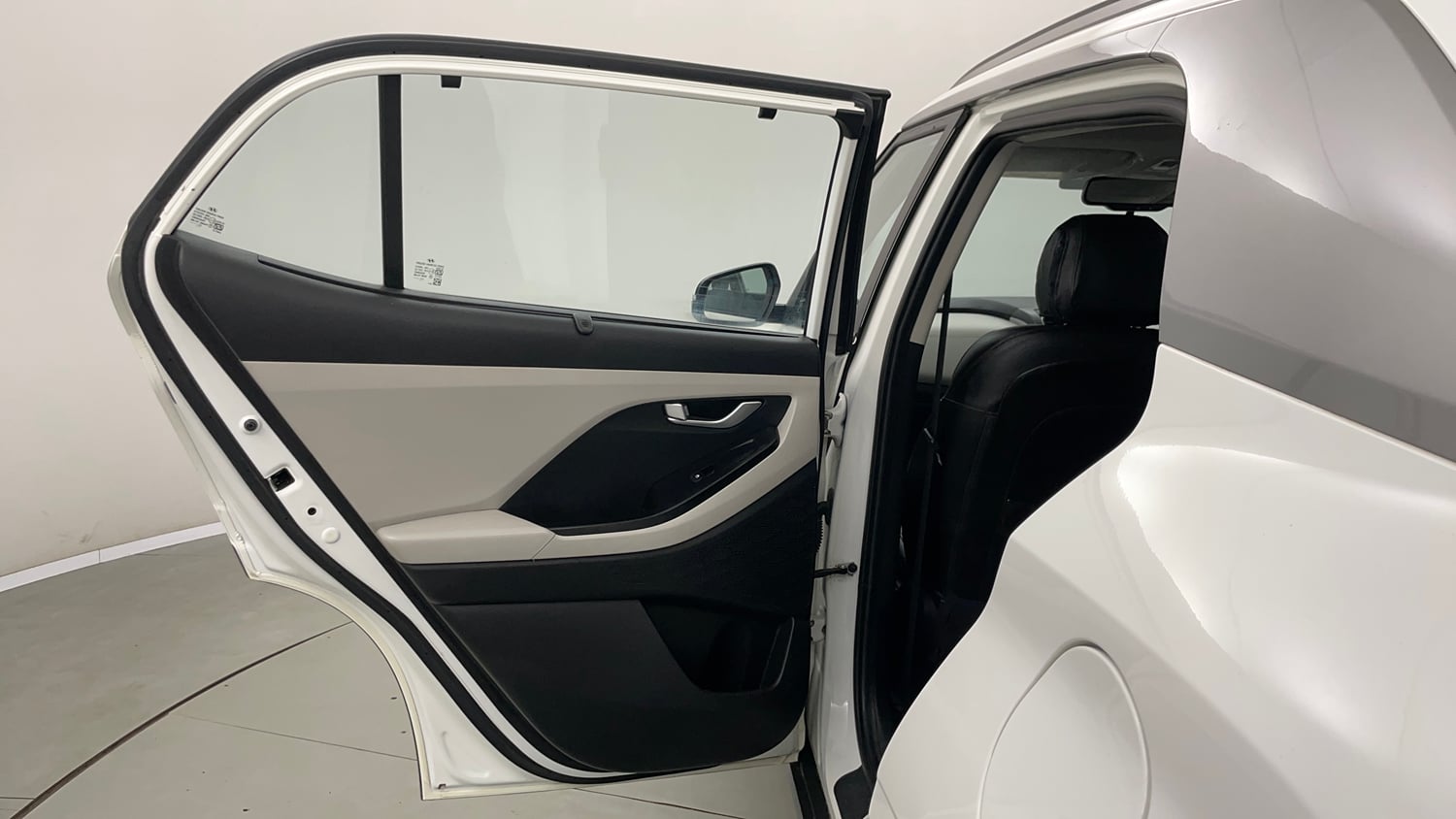 Used 2022 Hyundai Creta SX 1.5 Petrol IVT Petrol Automatic interior LEFT REAR DOOR OPEN VIEW