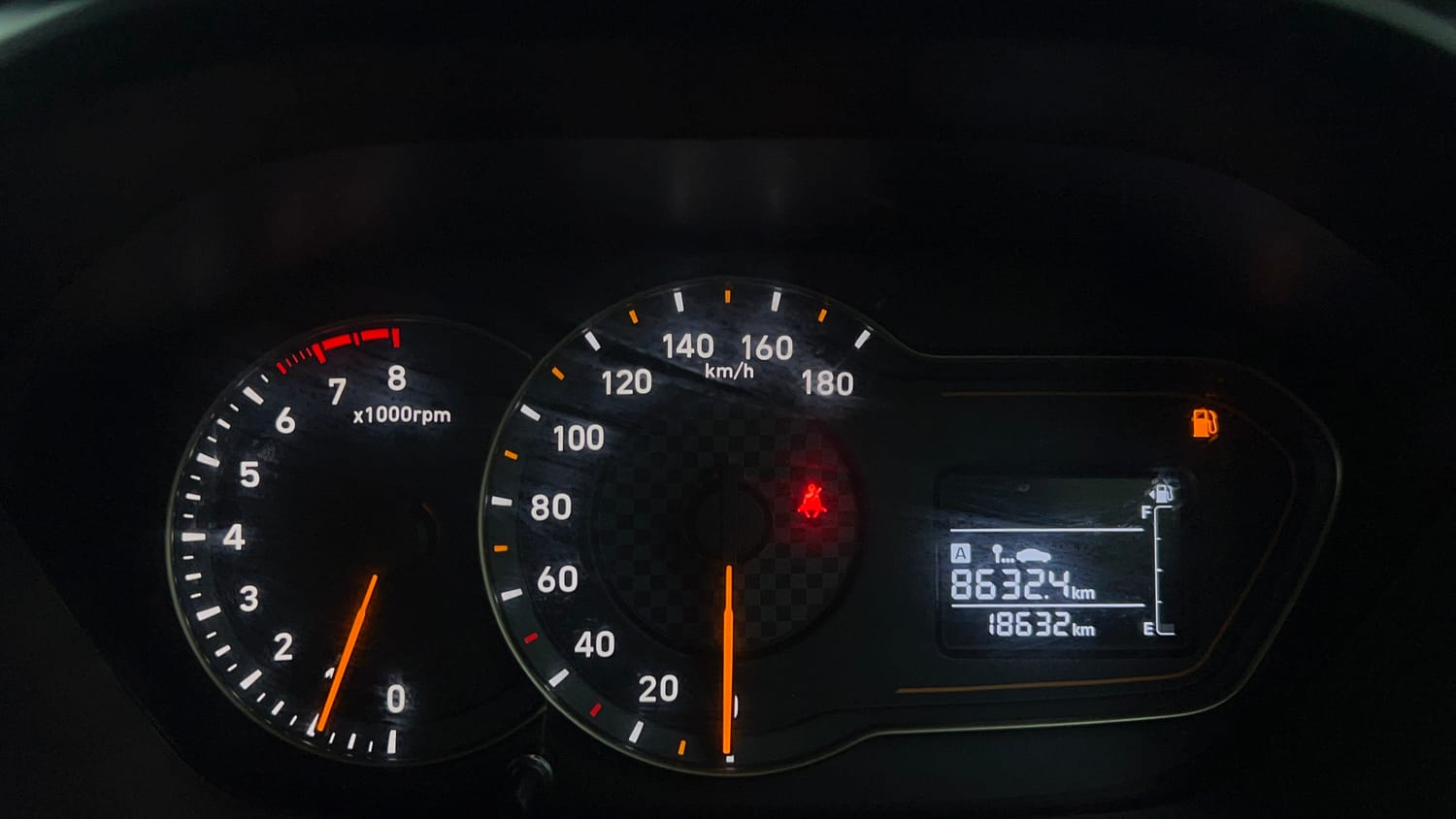 Used 2022 Hyundai Santro Sportz Petrol Manual interior CLUSTERMETER VIEW