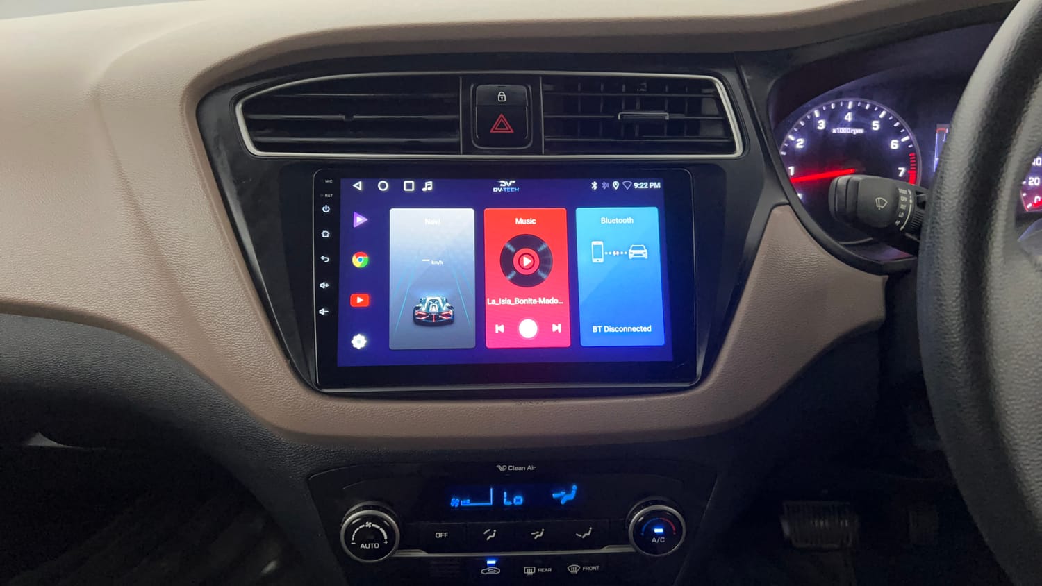 Used 2018 Hyundai Elite i20 Asta 1.2 AT Petrol Automatic interior MUSIC SYSTEM & AC CONTROL VIEW