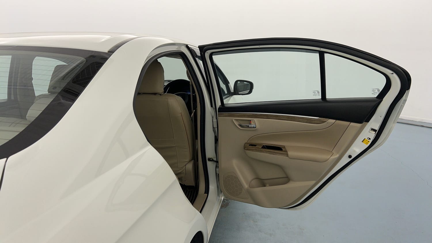 Used 2023 Maruti Suzuki Ciaz Alpha 1.5 Petrol Manual interior RIGHT REAR DOOR OPEN VIEW