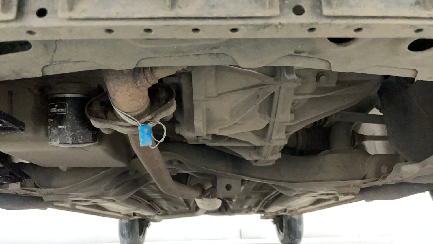 Used 2018 Maruti Suzuki Celerio ZXi AMT Petrol Automatic extra FRONT LEFT UNDERBODY VIEW