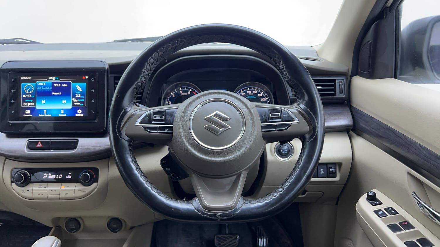 Used 2024 Maruti Suzuki Ertiga ZXi Plus AT Petrol Automatic interior STEERING VIEW