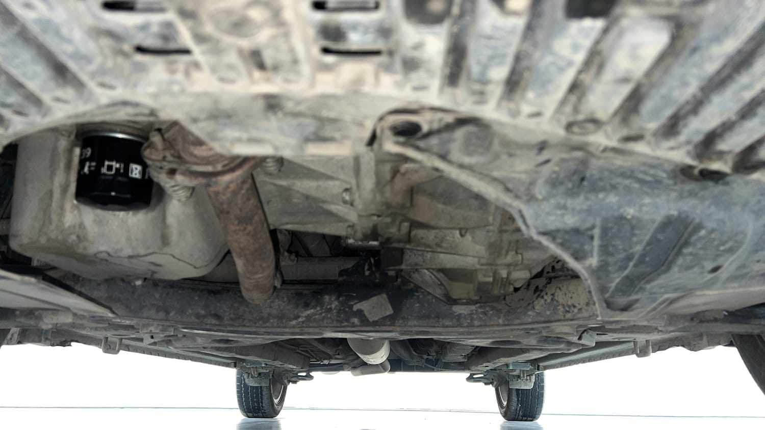 Used 2023 Maruti Suzuki Ciaz Alpha 1.5 Petrol Manual extra FRONT LEFT UNDERBODY VIEW