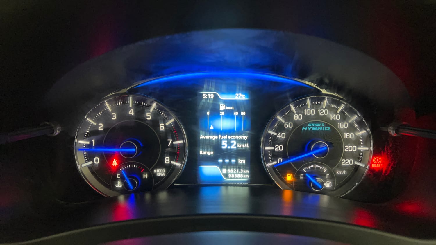 Used 2023 Maruti Suzuki Ciaz Alpha 1.5 Petrol Manual interior CLUSTERMETER VIEW