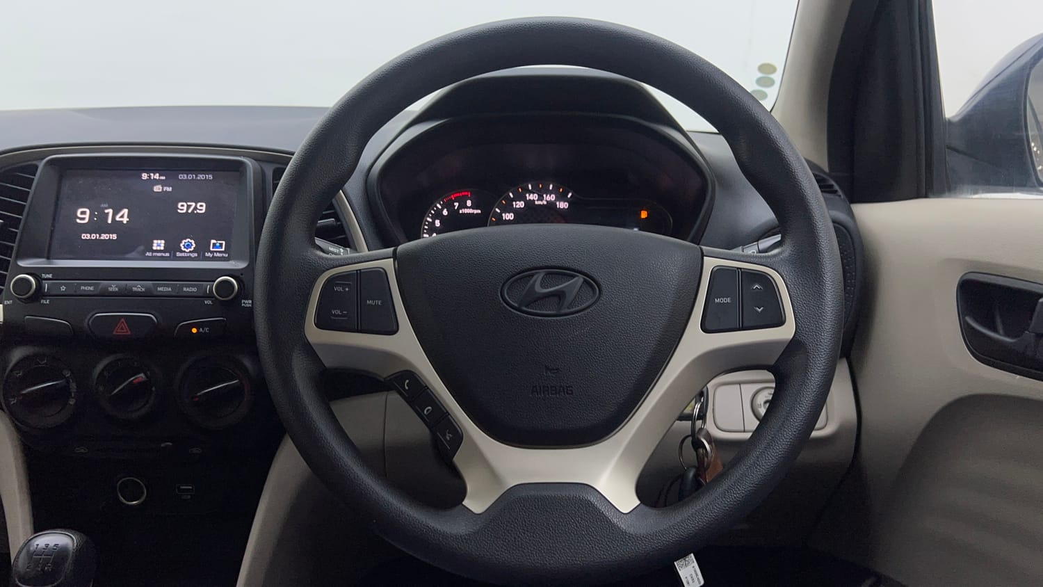 Used 2022 Hyundai Santro Sportz Petrol Manual interior STEERING VIEW
